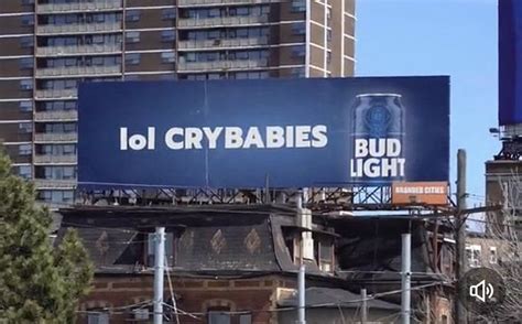 bud light lol crybabies billboard|Fact Check: Bud Light did not erect a ‘lol CRYBABIES’ billboard